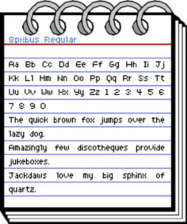 8pxbus Regular Font