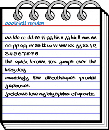aaaiight! Regular Font
