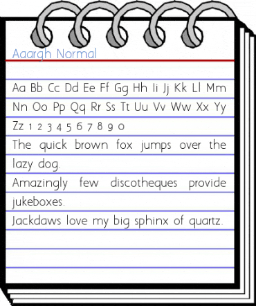 Aaargh Normal Font