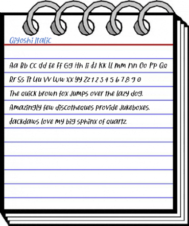 Qiyoshi Italic Font