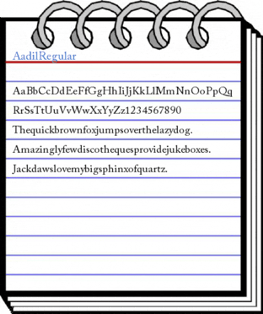 Aadil Regular Font