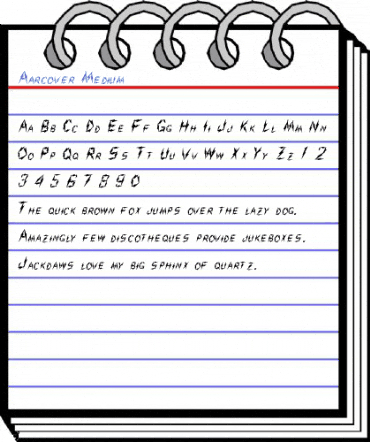 Aarcover Medium Font