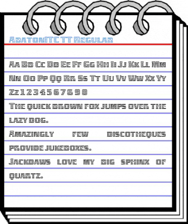 AbatonITC TT Regular Font
