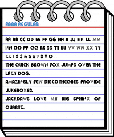 Abba Regular Font