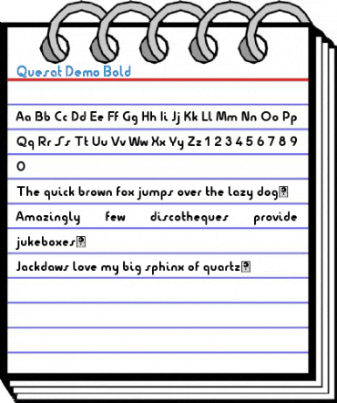 Quesat Demo Bold Font