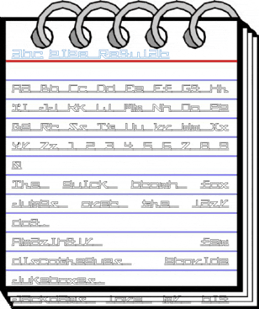 abc,pipe Regular Font