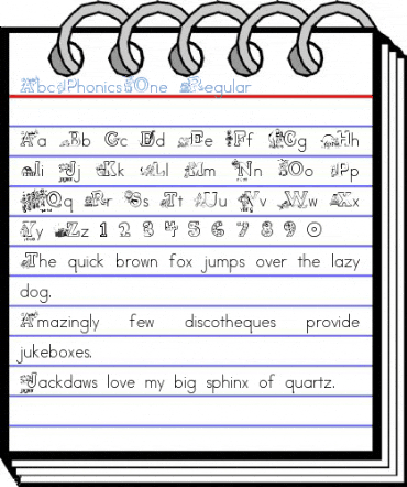 AbcPhonicsOne Regular Font
