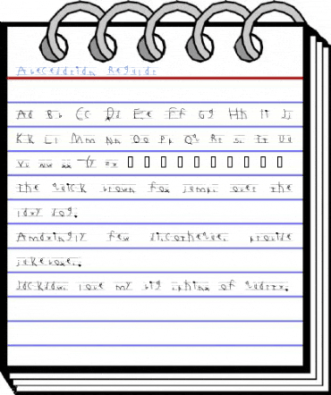 Abecedarian Regular Font