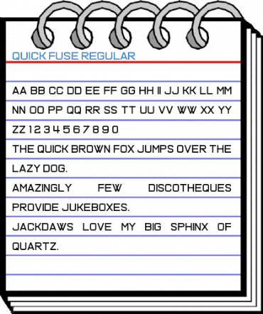 Quick Fuse Regular Font