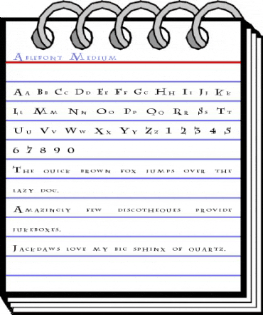 Ablefont Medium Font