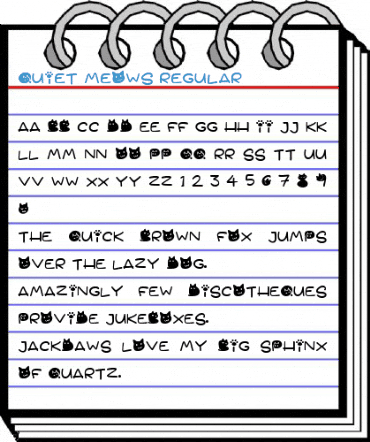 Quiet Meows Regular Font