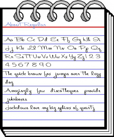 About Regular Font