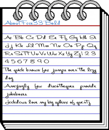 AboutFace33 Bold Font