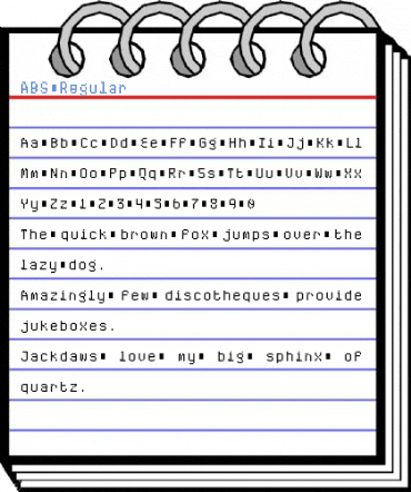 ABS Regular Font