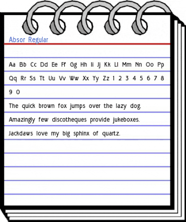 Absor Regular Font