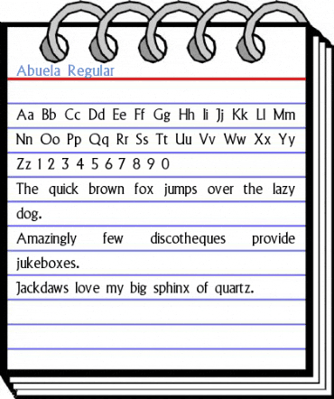 Abuela Regular Font