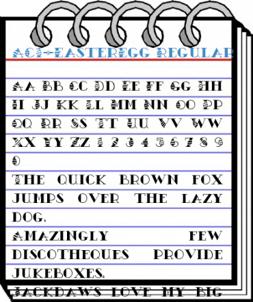 AC1-EasterEgg Regular Font