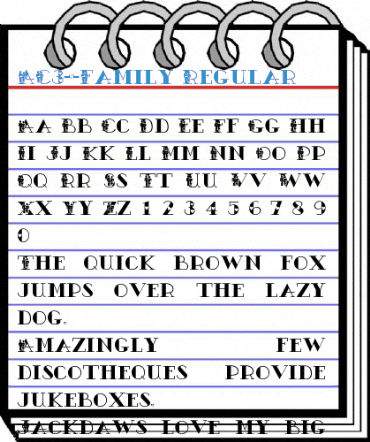 AC3-Family Regular Font