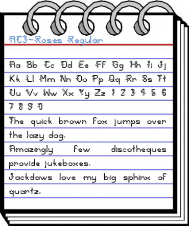 AC3-Roses Regular Font