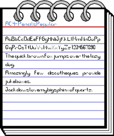 AC4-Pencils Font