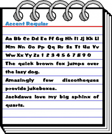 Accent Regular Font
