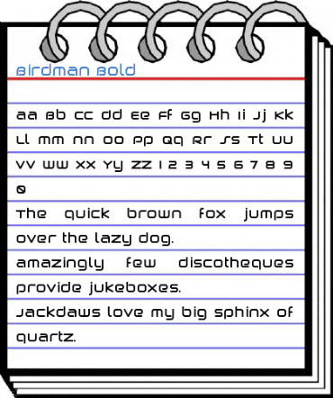 Birdman Bold Font