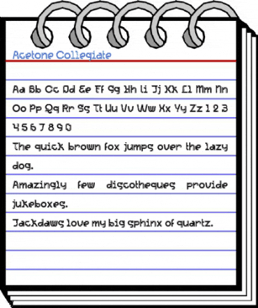Acetone Collegiate Font