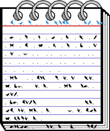 Birdsbutterflies Regular Font