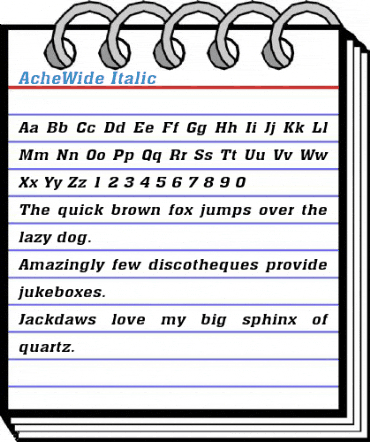 AcheWide Font