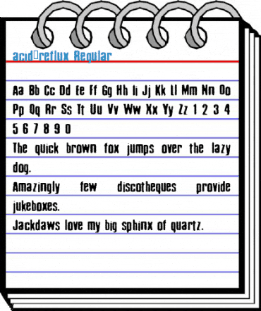 acid_reflux Regular Font