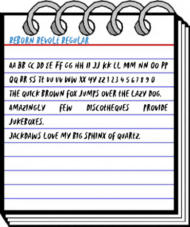 Reborn Revolt Regular Font