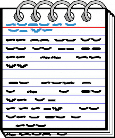 Adhesive Nr. Seven Regular Font