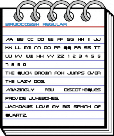 BirwoodSSK Regular Font