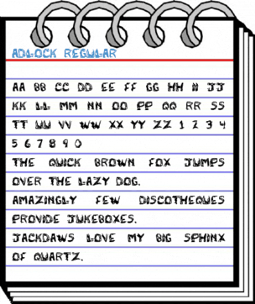 adlock Regular Font