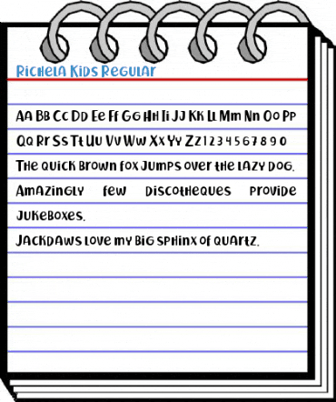 Richela Kids Regular Font
