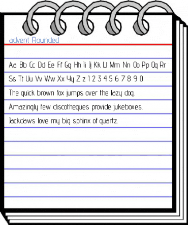 advent Rounded Font
