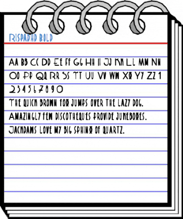 Rispadhd Bold Font