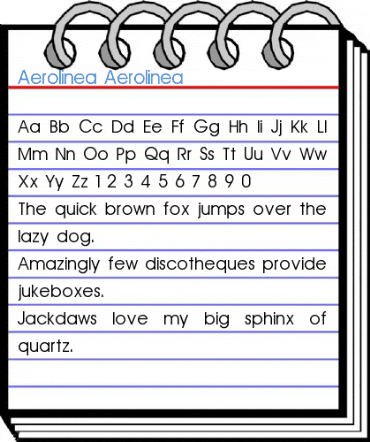 Aerolinea Aerolinea Font