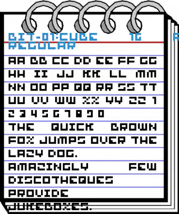 bit-01:cube 16 remix Regular Font
