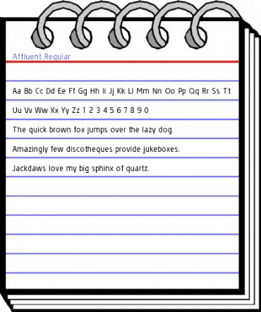 Affluent Regular Font