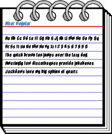 After Regular Font