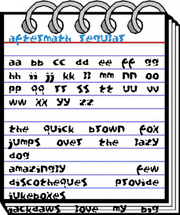 Aftermath Regular Font