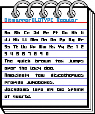 BitmapperOLDTYPE Regular Font