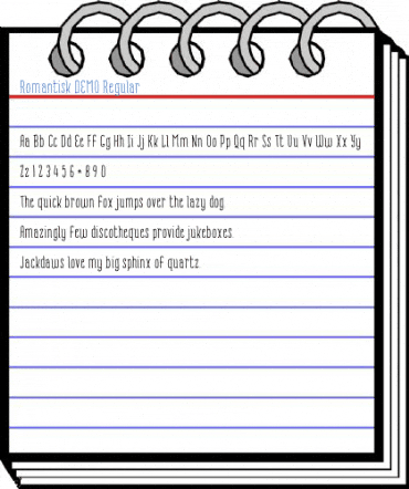 Romantisk DEMO Regular Font