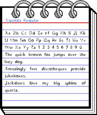 Agenda Regular Font