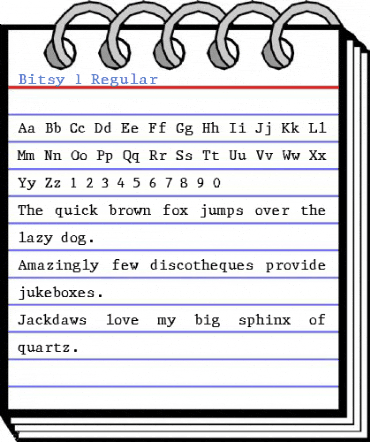 Bitsy 1 Regular Font