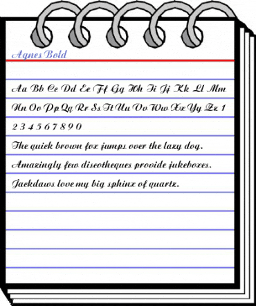 Agnes Bold Font