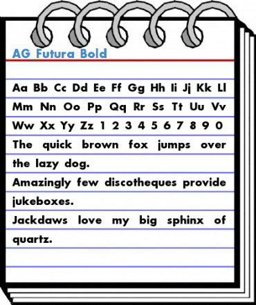 AG_Futura Bold Font