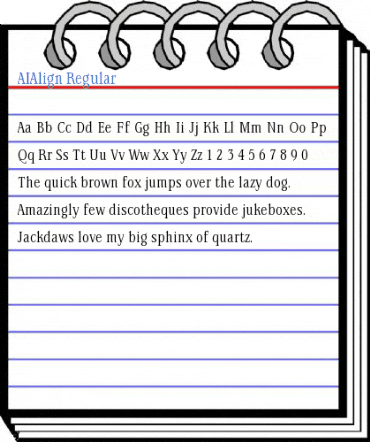 AIAlign Regular Font