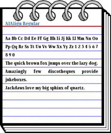AIAlign Regular Font